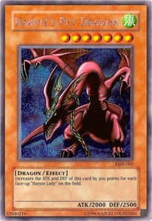 Harpie's Pet Dragon (Forbidden Memories) - Yu-Gi-Oh! Video Game Promotional Cards - YuGiOh card