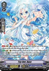Top Idol, Aqua (SP) - V-EB15: Twinkle Melody - Cardfight Vanguard card