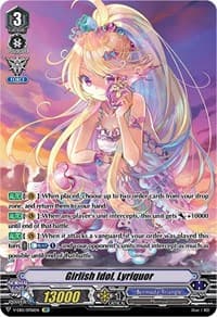 Girlish Idol, Lyriquor (SP) - V-EB15: Twinkle Melody - Cardfight Vanguard card