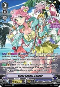 Clear Appeal, Seredy (Swimsuit SP) - V-EB15: Twinkle Melody - Cardfight Vanguard card