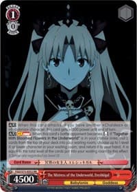 The Mistress of the Underworld, Ereshkigal - Fate/Grand Order Absolute Demonic Front: Babylonia - Weiss Schwarz card