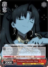 Triumphant Expression, Ishtar - Fate/Grand Order Absolute Demonic Front: Babylonia - Weiss Schwarz card