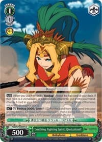 Seething Fighting Spirit, Quetzalcoatl - Fate/Grand Order Absolute Demonic Front: Babylonia - Weiss Schwarz card