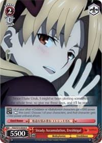 Steady Accumulation, Ereshkigal - Fate/Grand Order Absolute Demonic Front: Babylonia - Weiss Schwarz card