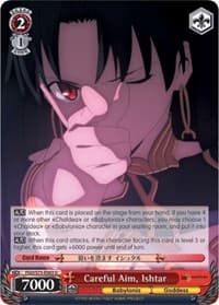 Careful Aim, Ishtar - Fate/Grand Order Absolute Demonic Front: Babylonia - Weiss Schwarz card