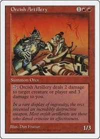 Orcish Artillery - Fifth Edition - Magic: The Gathering card