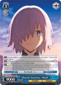 Shared Journey, Mash - Fate/Grand Order Absolute Demonic Front: Babylonia - Weiss Schwarz card
