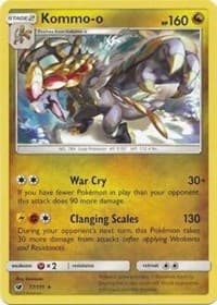 Kommo-o - 77/111 (Cracked Ice Holo) - Deck Exclusives - Pokemon card