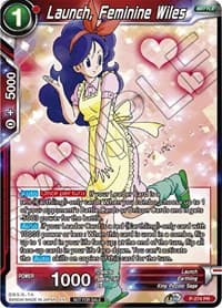 Launch, Feminine Wiles (Unison Warrior Series Tournament Pack Vol.3) - Tournament Promotion Cards - Dragon Ball Super: Masters card