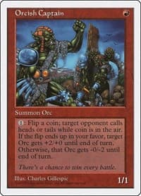 Orcish Captain - Fifth Edition - Magic: The Gathering card