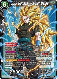 SS3 Gogeta, Martial Melee (Unison Warrior Series Tournament Pack Vol.3) - Tournament Promotion Cards - Dragon Ball Super: Masters card