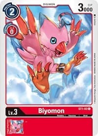 Biyomon - Starter Deck 01: Gaia Red - Digimon Card Game card