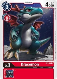Dracomon - Starter Deck 01: Gaia Red - Digimon Card Game card
