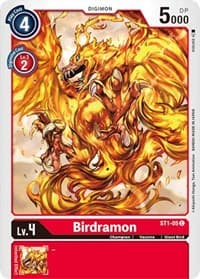 Birdramon - Starter Deck 01: Gaia Red - Digimon Card Game card