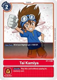 Tai Kamiya - Starter Deck 01: Gaia Red - Digimon Card Game card