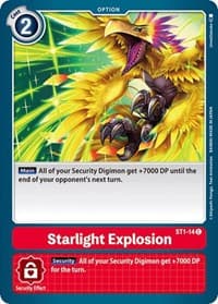 Starlight Explosion - Starter Deck 01: Gaia Red - Digimon Card Game card