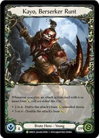 Kayo, Berserker Runt - HER025 - Flesh and Blood: Promo Cards - Flesh and Blood TCG card