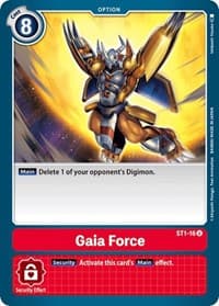 Gaia Force - Starter Deck 01: Gaia Red - Digimon Card Game card