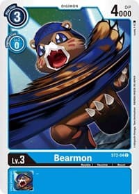 Bearmon - Starter Deck 02: Cocytus Blue - Digimon Card Game card