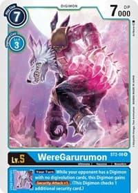 WereGarurumon - Starter Deck 02: Cocytus Blue - Digimon Card Game card