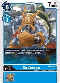 Zudomon - Starter Deck 02: Cocytus Blue - Digimon Card Game card