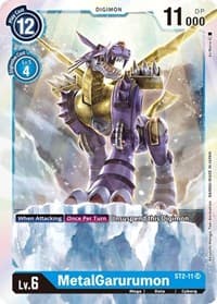 MetalGarurumon - Starter Deck 02: Cocytus Blue - Digimon Card Game card