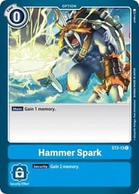 Hammer Spark - Starter Deck 02: Cocytus Blue - Digimon Card Game card