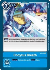 Cocytus Breath - Starter Deck 02: Cocytus Blue - Digimon Card Game card
