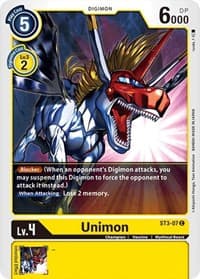 Unimon - Starter Deck 03: Heaven's Yellow - Digimon Card Game card