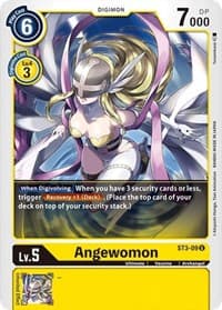Angewomon - Starter Deck 03: Heaven's Yellow - Digimon Card Game card