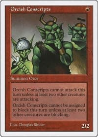 Orcish Conscripts - Fifth Edition - Magic: The Gathering card