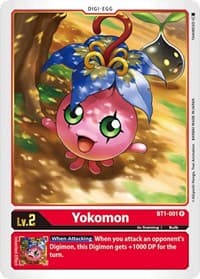 Yokomon - Release Special Booster 1.0 - Digimon Card Game card