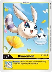 Kyaromon - Release Special Booster 1.0 - Digimon Card Game card