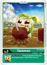 Tanemon - Release Special Booster 1.0 - Digimon Card Game card