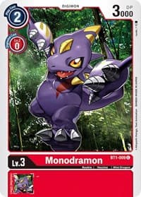 Monodramon - Release Special Booster 1.0 - Digimon Card Game card