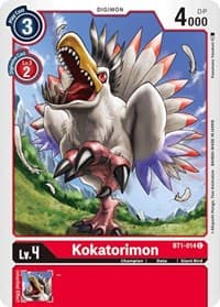 Kokatorimon - Release Special Booster 1.0 - Digimon Card Game card