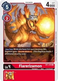 Flarerizamon - Release Special Booster 1.0 - Digimon Card Game card