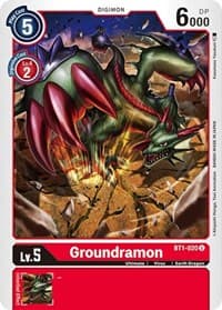 Groundramon - Release Special Booster 1.0 - Digimon Card Game card