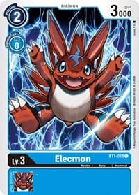 Elecmon - Release Special Booster 1.0 - Digimon Card Game card