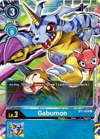 Gabumon - BT1-029 (Dash Pack Ver. 1.0) - Release Special Booster 1.0 - Digimon Card Game card