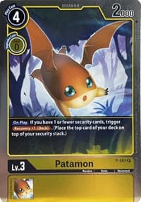 Patamon - P-005 - Digimon Promotion Cards - Digimon Card Game card