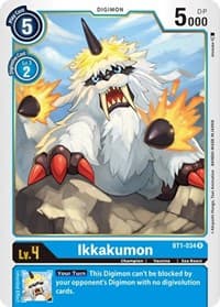 Ikkakumon - BT1-034 - Release Special Booster 1.0 - Digimon Card Game card