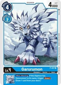 Garurumon - P-007 - Digimon Promotion Cards - Digimon Card Game card