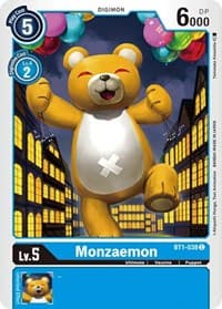Monzaemon - Release Special Booster 1.0 - Digimon Card Game card