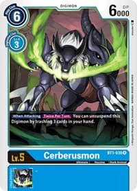 Cerberusmon - Release Special Booster 1.0 - Digimon Card Game card