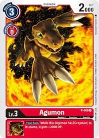 Agumon - P-009 - Digimon Promotion Cards - Digimon Card Game card