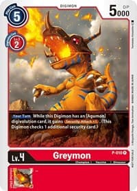 Greymon - P-010 - Digimon Promotion Cards - Digimon Card Game card