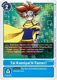 Tai Kamiya (V-Tamer) - P-012 - Digimon Promotion Cards - Digimon Card Game card