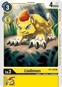 Liollmon - Release Special Booster 1.0 - Digimon Card Game card