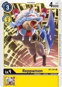 Reppamon - Release Special Booster 1.0 - Digimon Card Game card